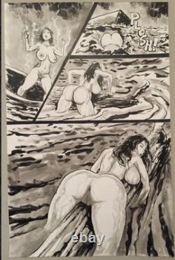 Original Comic Art – Cavewoman Lost #1, Page 6 by Devon Massey (2019)