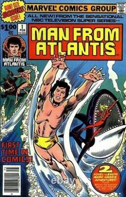 Original Comic Board Stat Colors Man From Atlantis #1. 1978 Gene Colan