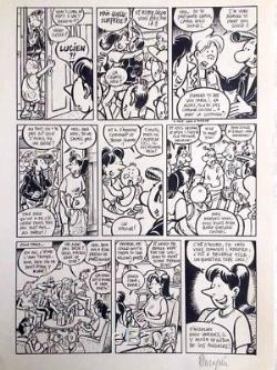 Original Comic Book Margerin Lucien
