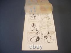 Original Comic Page by Norbert Fersen, Nestor the Penguin, around 1975 + Nestor postcard