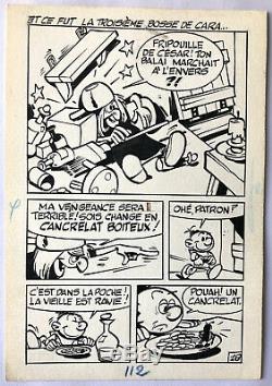 Original Comic Tillieux The Old Stem Page 18 Mini Recit Spirou Dupuis