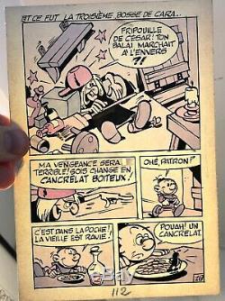 Original Comic Tillieux The Old Stem Page 18 Mini Recit Spirou Dupuis