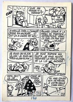 Original Comic Tillieux The Old Stem Page 26 Mini Recit Spirou Dupuis