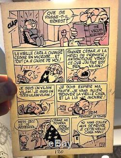 Original Comic Tillieux The Old Stem Page 26 Mini Recit Spirou Dupuis