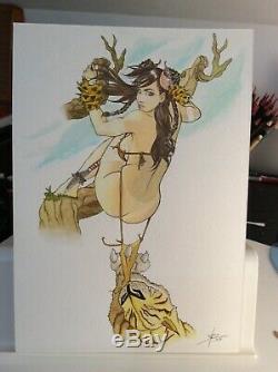 Original Drawing Board Bd Dedication Tribute Navis Wake Pin Up Akt Art Female