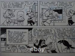 Original Drawing Boards Bromide Three Nephews Who Don't Lose 1978 Barks Disney