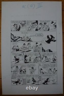 Original Drawing Boards Bromide Three Nephews Who Don't Lose 1978 Barks Disney