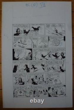 Original Drawing Boards Bromide Three Nephews Who Don't Lose 1978 Barks Disney