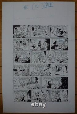 Original Drawing Boards Bromide Three Nephews Who Don't Lose 1978 Barks Disney