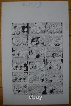 Original Drawing Boards Bromide Three Nephews Who Don't Lose 1978 Barks Disney