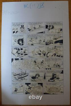 Original Drawing Boards Bromide Uncle Scrooge and the Golden Geese 1978 Barks Disney