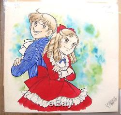 Original Drawing Color Candy Candy For Alexis And Daniel Signed Yumiko Igarashi
