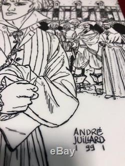 Original Drawing Felt On Layer André Juillard 1991, 7 Lives