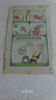 Original Drawing Jamic Board With The Jean Gol Layer In Very Good State J