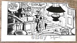 Original Drawing M. Bonhomme The Man Who Tua Lucky Luke Case Ink From China