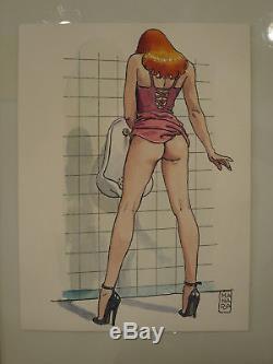 Original Drawing Manara Pin-up