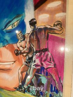 Original Drawing Sadik Diabolik Bd 9th Art Cover Board Drawing