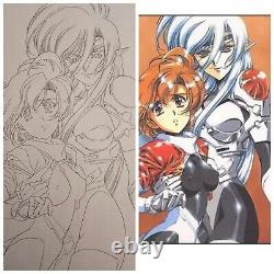 Original Drawing Satoshi URUSHIHARA Chirality Hanken Anime Cel Cover Board