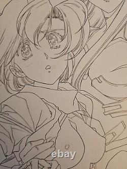 Original Drawing Satoshi URUSHIHARA Chirality Hanken Anime Cel Cover Board