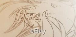 Original Drawing Satoshi Urushihara Chirality Hanken Anime Cel Plank Cover