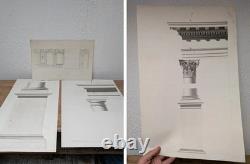 Original Drawings, Ornamental Plates & Interior Architecture, 19th Century