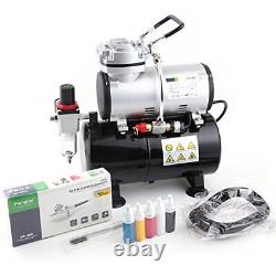 Original Fengda FD-186K Professional Airbrush Kit/Set with Compressor and ...