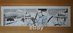 Original Ink Comic Strip “The Green Hand” by Les Auteurs Réunis, 1963<br/>	