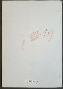 Original Ink Drawing Board Dupa (1945-2000) Chlorophyll Tintin 1982