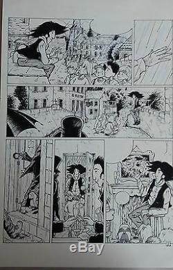 Original Page 2 The Beast Of Staneux Bodeson Hausman Black Drawing Legend