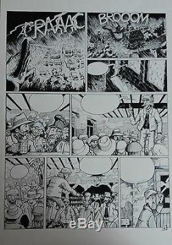 Original Page 4 The Beast Of Staneux Bodeson Hausman Black Drawing Legend