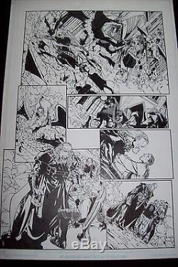 Original Page Humberto Ramos Crimson # 9 Page 19