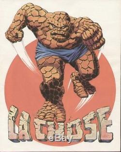 Original Painting By Jean Frisano Poster Strange The Thing 4 Fantastic