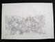 Original Pencil Drawing / Mickey And Company / Claude Marin / 32 X 22 Cm