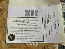 Original Plank The Simpsons / Edna Krabappel / Certificate Of Originality