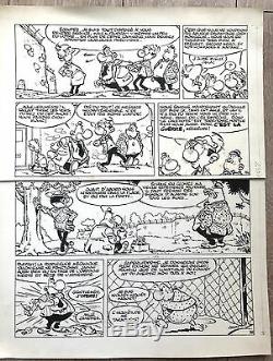 Original Plate Greg Achille Talon Mystery Man With 2 Heads 1976 Page 28