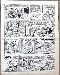 Original Plate Greg Achille Talon Mystery Man With 2 Heads 1976 Page 40