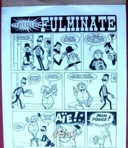 Original Plate Of Erik Comic Drawing Original Albums Fulminate