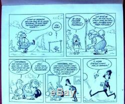 Original Plate Of Erik Comics Book Fulminate Drawing Origin