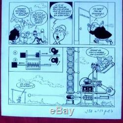 Original Plate Of Erik Comics Book Fulminate Drawing Origin