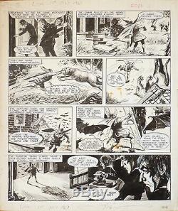Original Plate Of The Phantom Viking Published In The Magazine Lion In 1967