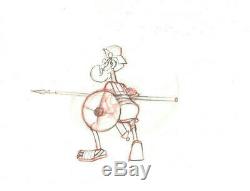 Original Plate Studio Uderzo Asterix And Caesar's Surprise Cartoon