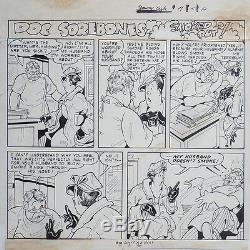 Original Score Published In Young Eagle At Fawcett Comics Around 1940