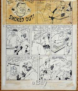 Original Score Published In Young Eagle At Fawcett Comics Around 1940