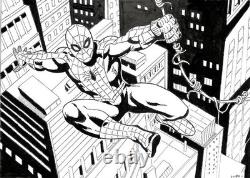 Original Spider-Man Comic Art Page by Luciano Bernasconi