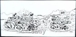 Original artwork by Bar2 (Joe Bar Team) Idiot Encyclopedia Tourist Trophy