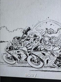 Original artwork by Bar2 (Joe Bar Team) Idiot Encyclopedia Tourist Trophy