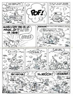 Original artwork of Walli Chlorophylle (Volume 14) The battle of the mages