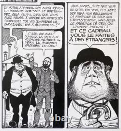 Original comic art page by Georges PICHARD and LOB – Blanche Épiphanie, Paulette