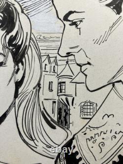Original comic strip page ink for the newspaper Paris Jour, circa 1950