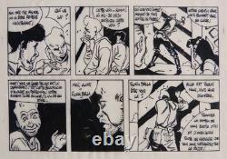 Original page of SIDNEY & HOWELL, drawing by MORAES, published in 1998, Vortex